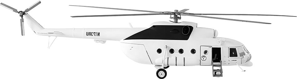 Mi-17 – 10 to 14 passengers__